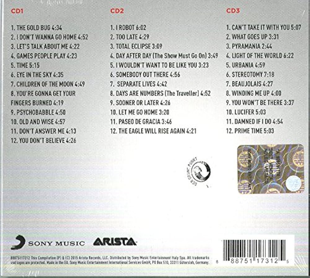 PARSONS PROJECT,ALAN - All The Best - Amazon.com Music